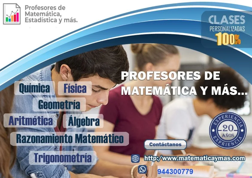 profesores de matemática estadistica y mas